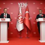 ADIYAMAN (PERRE) - (Berfin GÜRBÜZ) - Anahtar Parti Genel Başkanı Yavuz Ağıralioğlu, YENİ Parti Genel Başkanı Özgür Özel'e iade-i ziyarette bulundu.