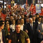BALIKESİR (PERRE) - (Berfin GÜRBÜZ) - İYİ Parti Genel Başkanı Müsavat Dervişoğlu, Balıkesir Kuvayı Milliye Meydanı'nda düzenlenen "Bayrağı açma vakti, işte tam da bu zaman!