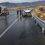 ADIYAMAN (PERRE) - Adıyaman'ın Gölbaşı ilçesinde 4 aracın karıştığı zincirleme kazada 7 kişi yaralandı.