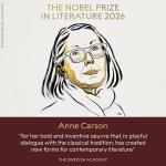 ADIYAMAN (PERRE) - (Berfin GÜRBÜZ) - 2026 Nobel Edebiyat Ödülü, Kanadalı şair, deneme yazarı ve çevirmen Anne Carson'a verildi.