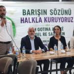 ADIYAMAN (PERRE) - (Şeriban ÖZÇAKMAK) - Demokratik Bölgeler Partisi DBP Eş Genel Başkanı ve İstanbul Milletvekili Çiğdem Kılıçgün Uçar, partisinin "Barışın Sözünü Halkla Kuruyoruz" çalışmaları kapsamında Adıyaman'da tema...