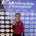ADIYAMAN (PERRE) - (Berfin GÜRBÜZ) - Besni Gençlik Spor Kulübü milli sporcusu Kübra Selin Turgut, Hırvatistan'ın Koprivnica kentinde düzenlenen Balkan Şampiyonası'nda U17 kadınlar 42 kilogram kategorisinde ikinci oldu.