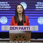 ANKARA (PERRE) - (Murat KAYIŞ) - DEM Parti Eş Genel Başkanı Tülay Hatimoğulları, PKK'nin silah yakma töreninin yıl dönümüne ilişkin değerlendirmelerde bulundu.