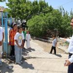ADIYAMAN (PERRE) - Adıyaman'ın Kahta ilçesinde, Kahta Kaymakamı Muhammed Üsame Soysal, Işıktepe ve Damlacık köylerini ziyaret ederek yürütülen çalışmaları yerinde inceledi.