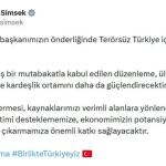 ANKARA (PERRE) - (Berfin GÜRBÜZ) - Hazine ve Maliye Bakanı Mehmet Şimşek, "Milli Dayanışma ve Toplumsal Bütünleşmenin Güçlendirilmesine Dair Kanun Teklifi"nin TBMM Genel Kurulu'nda kabul edilmesini değerlendirdi.