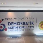ANKARA (PERRE) - (Murat KAYIŞ) - Eğitim Sen Adıyaman Şube Başkanı Zeynal Polat, Eğitim ve Bilim Emekçileri Sendikası (Eğitim Sen) tarafından 'Eşitlik ve Özgürlük İçin' şiarıyla düzenlenen 6.