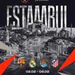 İSTANBUL (PERRE) - (Şeriban ÖZÇAKMAK) - İspanya futbolunun dört önemli kulübü Real Madrid, Barcelona, Atletico Madrid ve Real Sociedad, 2027 İspanya Süper Kupası için İstanbul'da sahaya çıkacak.