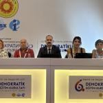 ANKARA (PERRE) - (Murat KAYIŞ) - Eğitim Sen Adıyaman Şube Başkanı Zeynal Polat, Eğitim ve Bilim Emekçileri Sendikası (Eğitim Sen) tarafından 'Eşitlik ve Özgürlük İçin' şiarıyla düzenlenen 6.
