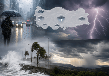 Meteoroloji’den Sağanak ve Kuvvetli Rüzgâr Uyarısı
