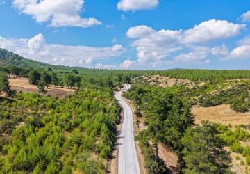 Denizli’de kırsal ulaşımı rahatlatan 9 kilometrelik yol tamamlandı