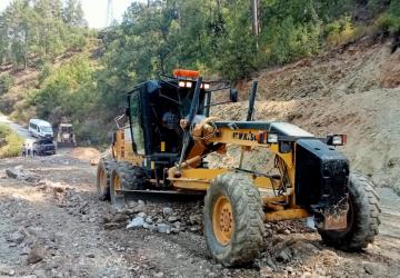 Alanya’nın Kırsalında Yol Seferberliği