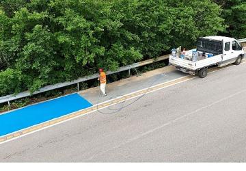 İzmit'te pedallar için güvenli hat: 7.200 m²'lik yeni yol