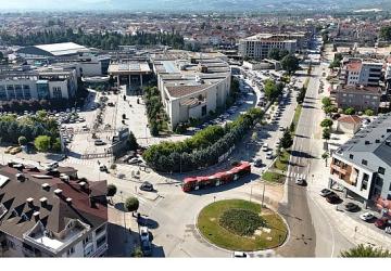 İnegöl'de Metrobüs İçin Test Sürüşü Yapıldı
