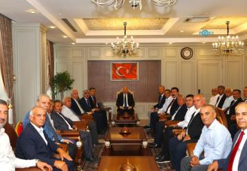 Vali Küçük, İl Genel Meclisi üyelerini kabul etti