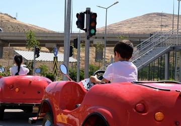 Asarlık Trafik Eğitim Parkuru'nda Her Gün 50 Çocuk Kuralları Öğreniyor