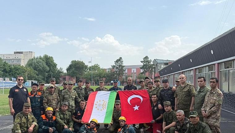 Konya Büyükşehir'den Tacikistan'da Yüksek Katlı Yapılara Müdahale Eğitimi