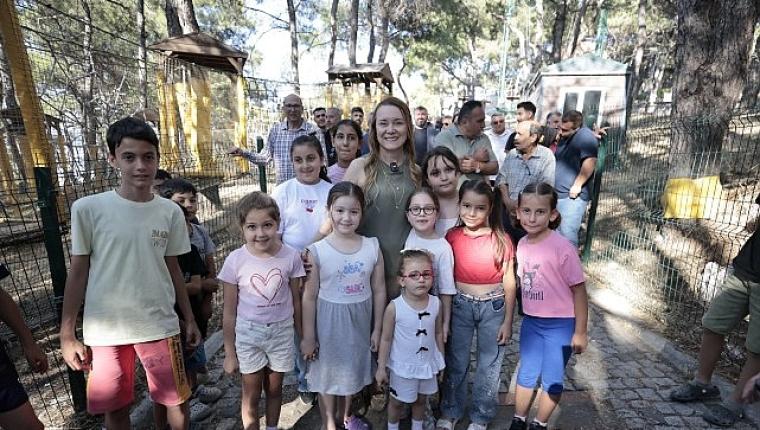 Başkan Mutlu Macera Parkı'nda çocuklarla bir araya geldi