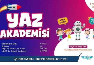 Kocaeli Bilim Merkezi'nde bilim dolu bir yaz