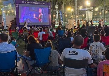 Başkan Çerçioğlu'nun Aydın'a kazandırdığı Tekstil Park ve Mimar Sinan Park'ta açık hava sineması