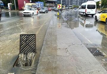 İstanbul'da Sağanak Etkili Oluyor