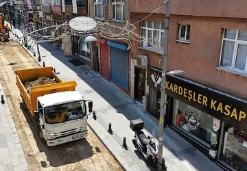 Bayrampaşa'da Bağlar Caddesi yenileniyor