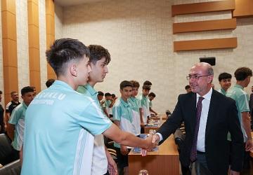 Selçuklu'nun Şampiyon Sporcuları Başkan Pekyatırmacı ile Buluştu