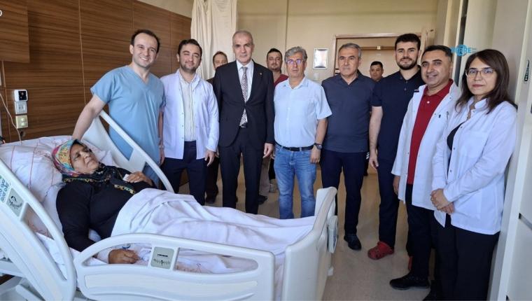 Adıyaman'da endoskopik hipofiz ameliyatıyla görme kaybı yaşayan hasta sağlığına kavuştu