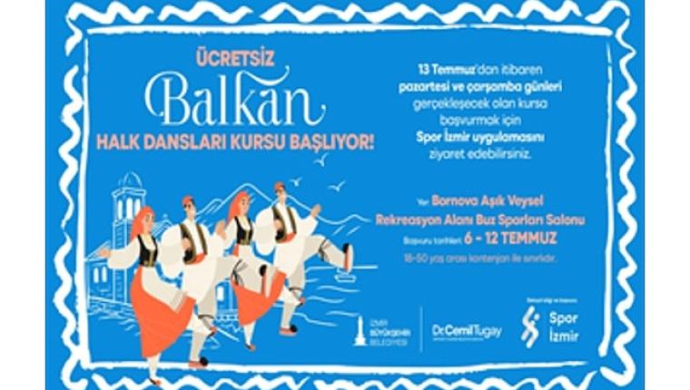 İzmir'de Balkan Halk Dansları kursu başlıyor