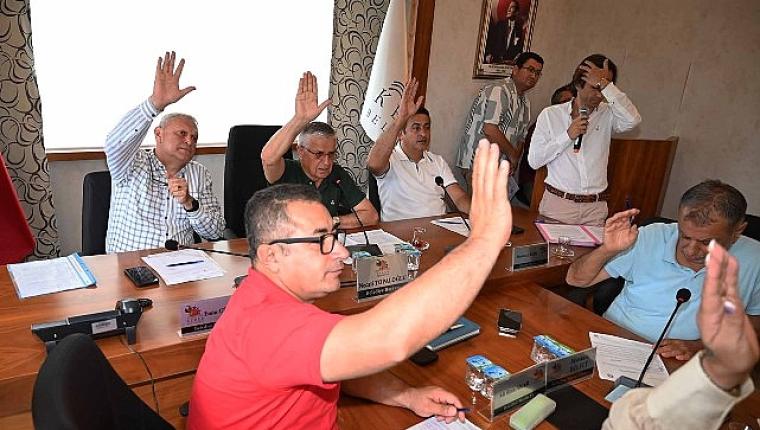 Kemer Belediyesi Temmuz ayı meclisi yapıldı