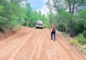 Yayla yollarında bakım çalışmaları