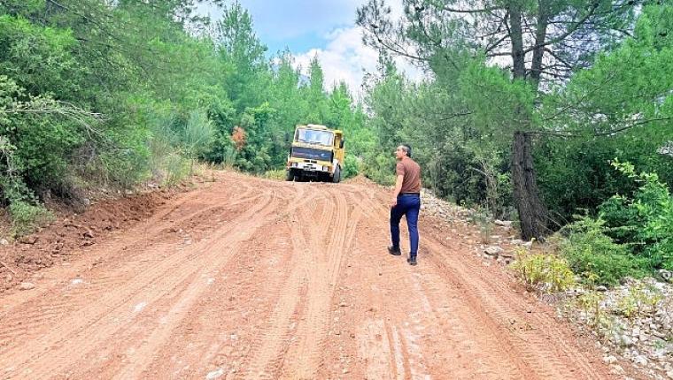 Yayla yollarında bakım çalışmaları