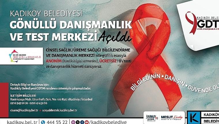 Kadıköy'de Ücretsiz Anonim HIV Testi ve Danışmanlık Hizmeti Başladı