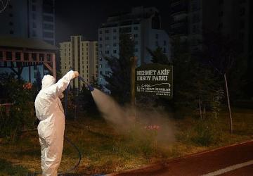 Keçiören'de Gece Gündüz Kesintisiz İlaçlama Çalışması
