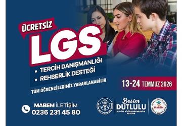 Manisa Büyükşehir'den LGS Adaylarına Ücretsiz Tercih Desteği