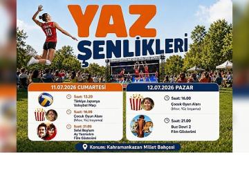Kahramankazan'da Yaz Şenlikleri Başlıyor
