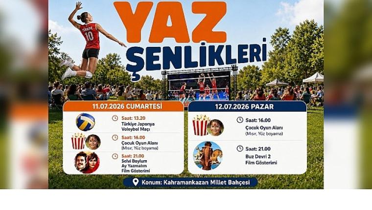 Kahramankazan'da Yaz Şenlikleri Başlıyor