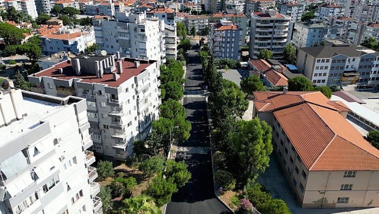 Narlıdere'de Asfalt Mesaisi Hız Kesmiyor