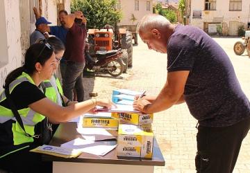 Büyükşehir'den selden etkilenen üreticilere destek