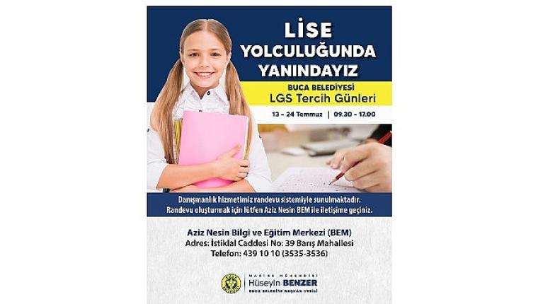 Buca Belediyesi'nden lise adaylarına büyük destek