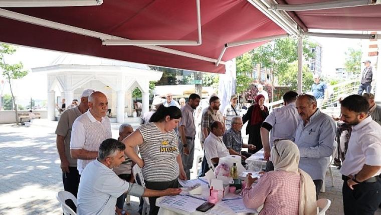 Bağcılar'da camilerde sağlık taraması yapıldı