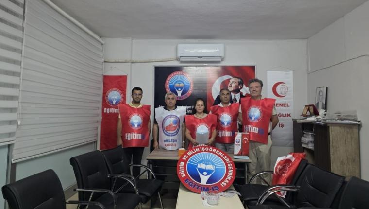 Eğitim-İş Adıyaman Şubesi'nden Besni'deki banka promosyon tekliflerine tepki