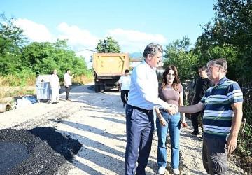 Kartepe'de Yol Seferberliği Sürüyor