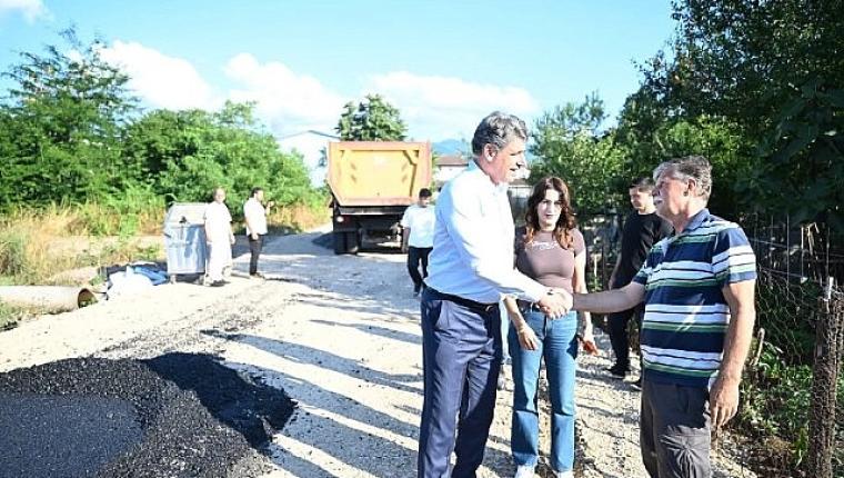 Kartepe'de Yol Seferberliği Sürüyor