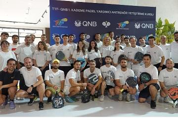 Türkiye Tenis Federasyonu ve QNB Türkiye, Padelin Geleceği İçin Antrenör Altyapısını Güçlendiriyor