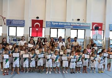 Yaz Spor Okulları'nda ilk dönem tamamlandı