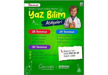 Bornova'da Yaz Tatili bilimle renkleniyor