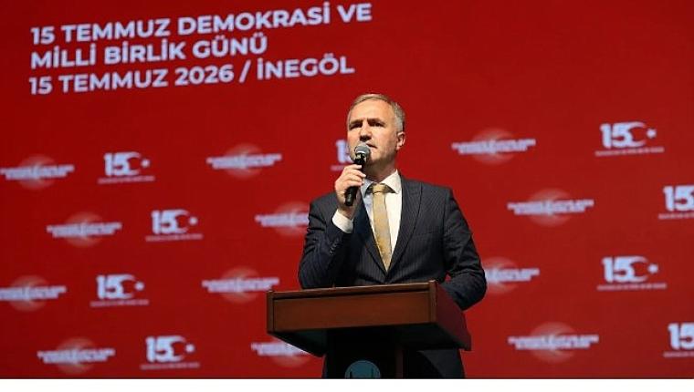 “15 Temmuz Ruhunu İnegöl Meydanında Yaşatmaya Devam Edeceğiz"