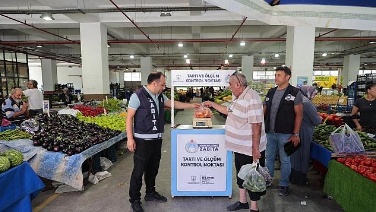 Konak'ın pazar yerlerinde güvenli alışveriş