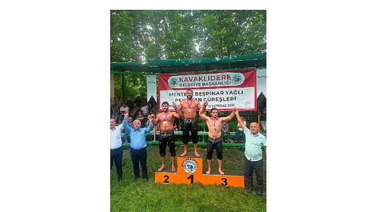 Kemer Belediye güreşçisinden birincilik başarısı