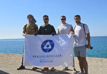 Akkuyu NGS Çalışanları, Santralin İnşa Edildiği Bölgede Çevre Temizliği Etkinliği Düzenledi